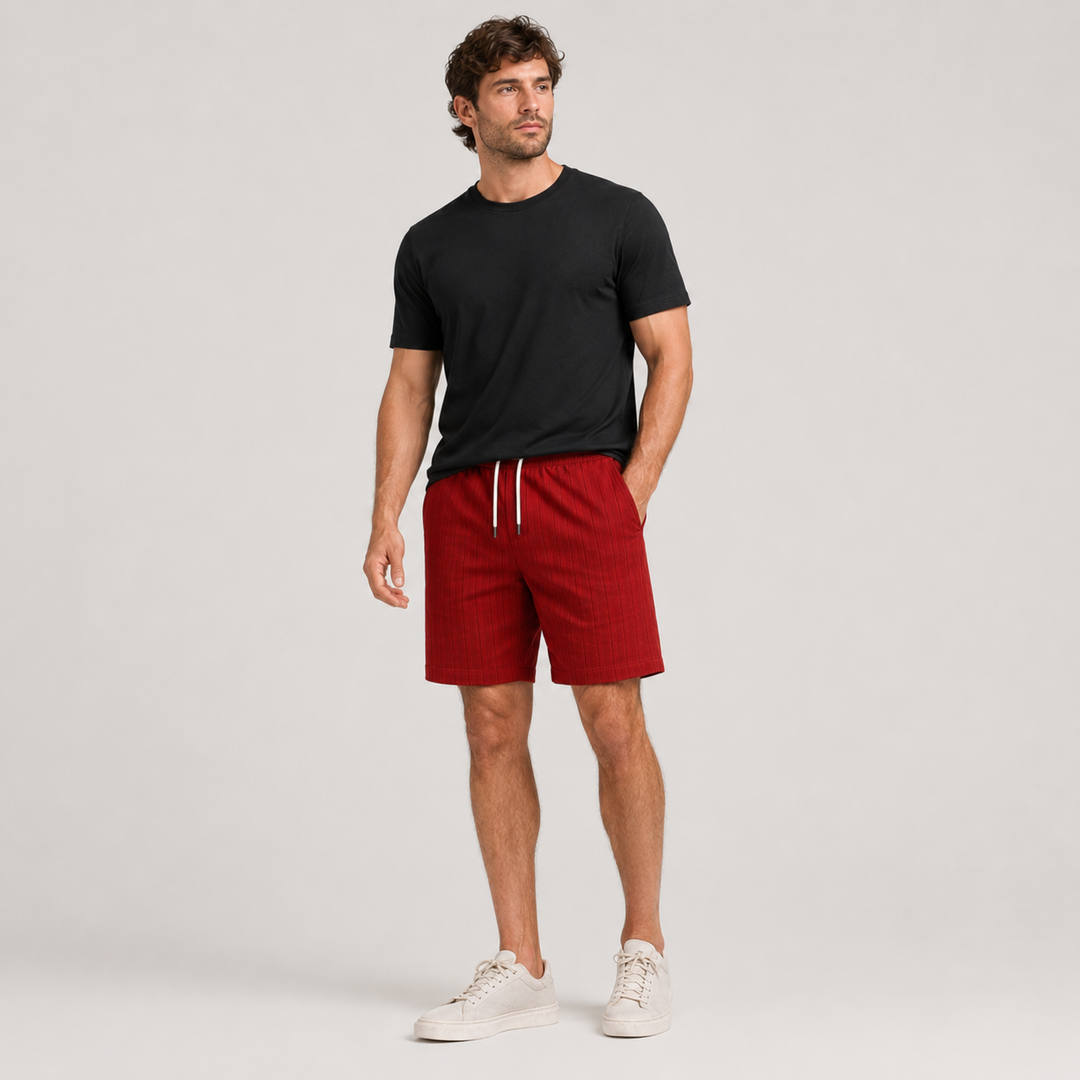 Nicolás | Pantalón Corto Casual con Cintura Elástica