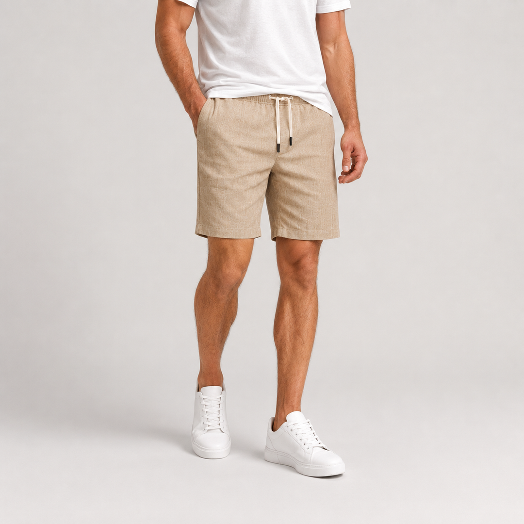 Nicolás | Pantalón Corto Casual con Cintura Elástica