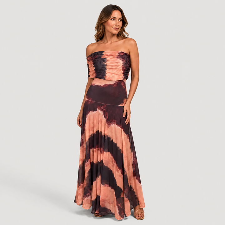 Valeria | Vestido Largo Asimétrico de Un Hombro