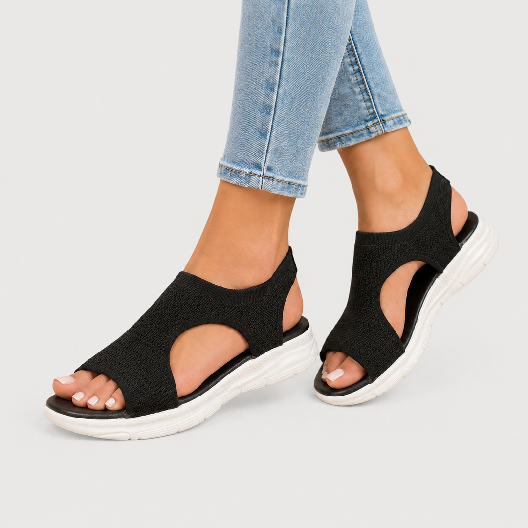 Laura | Sandalias Cómodas con Cuña Ligera
