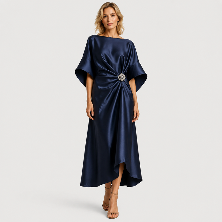 Victoria | Vestido Midi de Fiesta con Manga Amplia