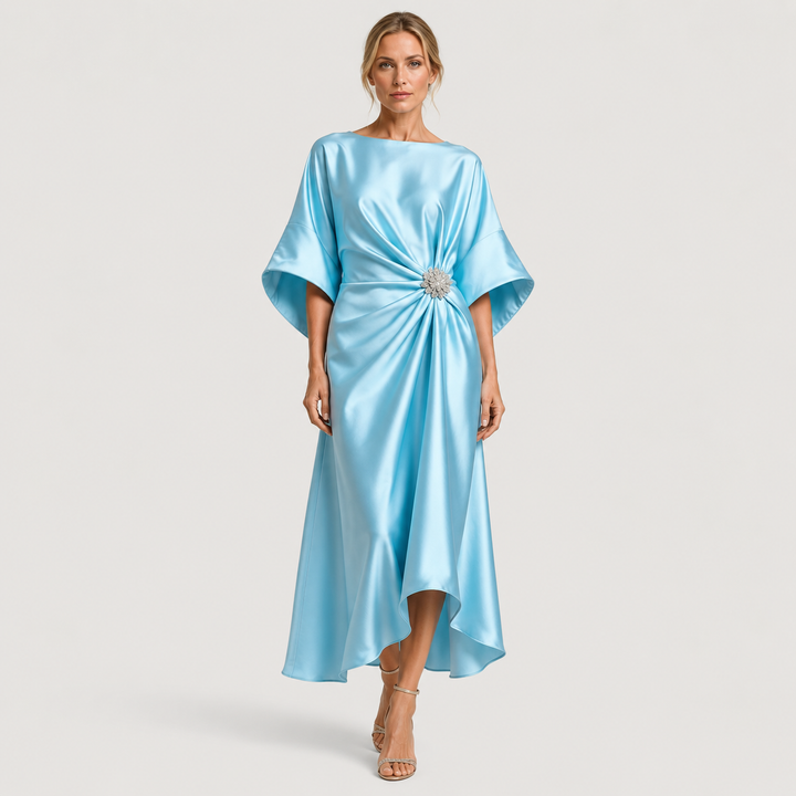 Victoria | Vestido Midi de Fiesta con Manga Amplia