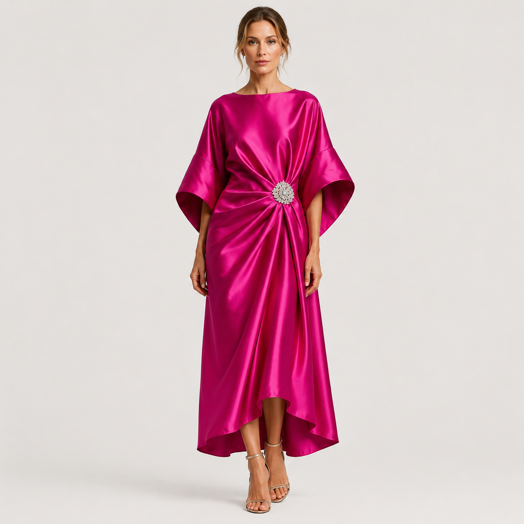 Victoria | Vestido Midi de Fiesta con Manga Amplia