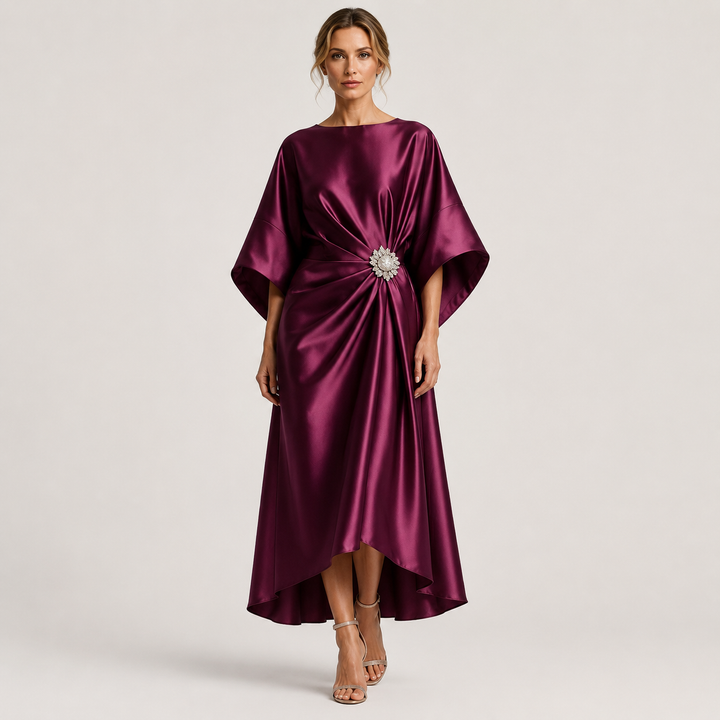 Victoria | Vestido Midi de Fiesta con Manga Amplia