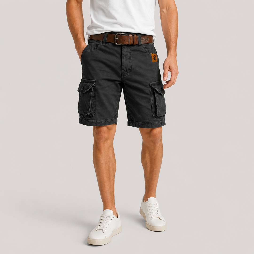 Carlos | Pantalón Corto Cargo de Algodón para Hombre
